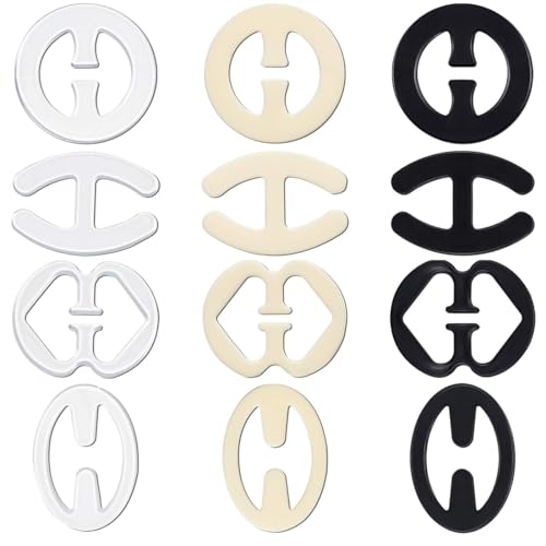 UEAVOID 16-teiliges Set BH-Clip rutschfest BH-Zubehör aus Jersey-Kunststoff verwendet zur Befestigung des BH-Gurts von UEAVOID