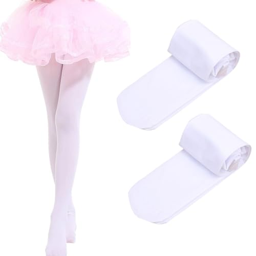 UEAVOID 2 Paar Ballettstrumpfhose Mädchen Strumpfhose Baby Elastisch Tanzstrumpfhose Anti-Rutsch Mädchen Strumpfhose Ballettstrumpfhose von UEAVOID