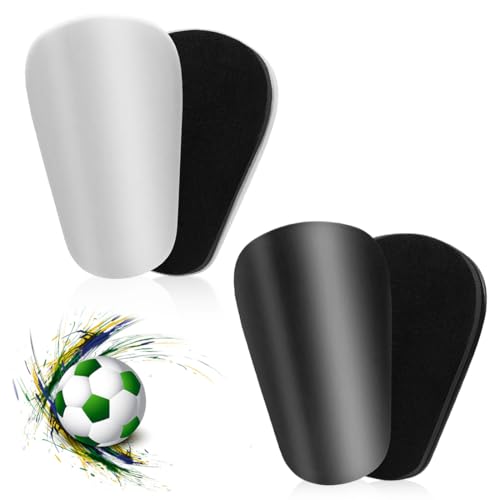 UEAVOID 2pcs Mini Football Shin Pads Extra Mini Shin Guards Soccer Miniature Shin Pads Tiny Protective Shin Guards for Men Women Boys Girls Graffitiable DIY von UEAVOID