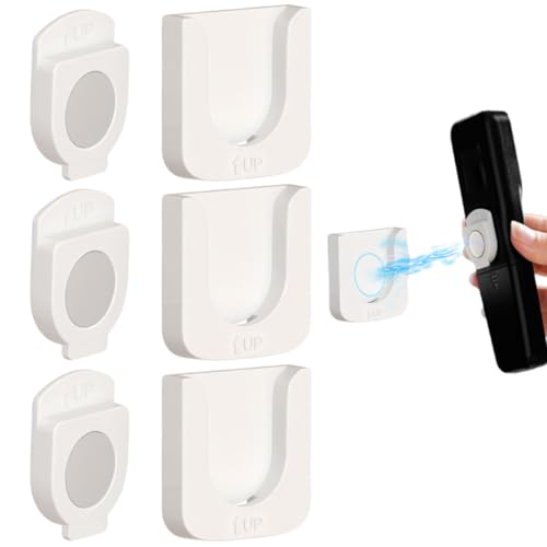 UEAVOID 3 Stück Magnethalterung Fernbedienungshalter,Magnetischer Wandhalterung Fernbedienung Halterung Ohne Bohrlöcher für Zuhause,Schule und Büro von UEAVOID