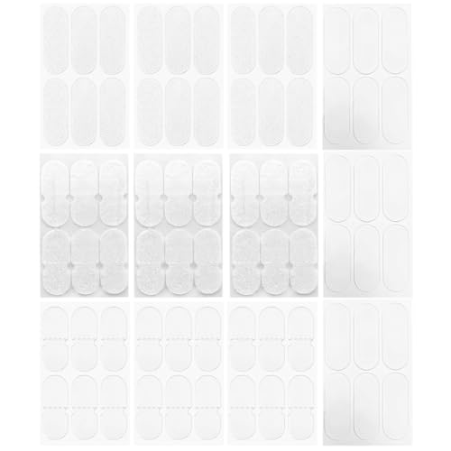 UEIOAVL Ohrringverschlüsse, 72 Stück Ohrbügel-Ohrringe, transparenter Aufkleber, Ohrkorrektur, Ohrstütze, geeignet für Elfenohr-Make-up von UEIOAVL