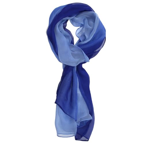 UEIOAVL Women's Scarves, 1 Stück Damenschal Chiffon Damenschal Schal Stirnband geeignet für Frühling und Sommer das ganze Jahr über Chiffonschal (blau) von UEIOAVL