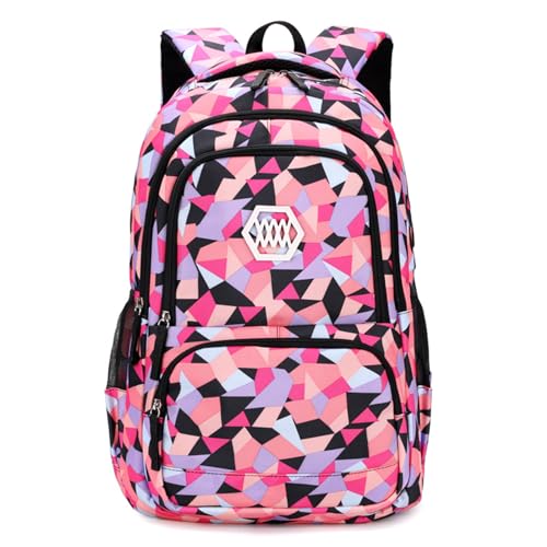 Kinderrucksack, Schulrucksack Mädchen Teenager Schultasche Schulranzen Junge Daypack Große Kapazität Sportrucksack Freizeitrucksack Tasche Kinder Tagesrucksack - Schwarz von UEK