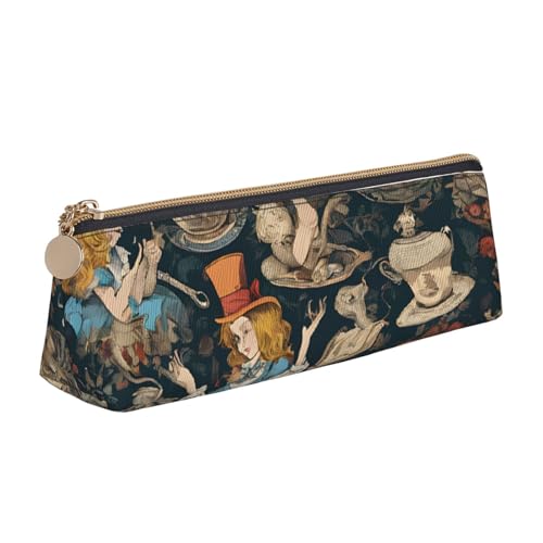 UENFFKDAP Ballett Xmas Dance Leder Federmäppchen Schüler Federmäppchen Reißverschluss Federmäppchen Kosmetiktasche Geeignet für Schulen und Büros, Unisex, weiß, Einheitsgröße, Kosmetiktasche von UENFFKDAP