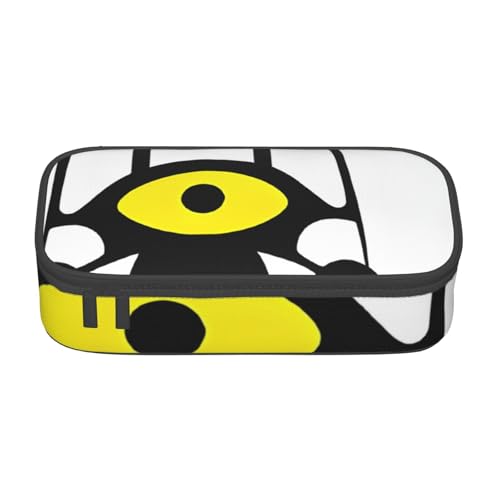 UENFFKDAP Cat1 Federmäppchen mit großem Fassungsvermögen, Schülermäppchen, Kosmetiktasche mit Reißverschluss, geeignet für Schulen und Büros, Unisex, Schwarz , Einheitsgröße, Kosmetiktasche von UENFFKDAP