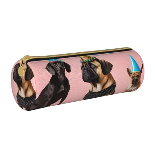 UENFFKDAP Französische Bulldogge Druck Leder Federmäppchen Schüler Federmäppchen Reißverschluss Federmäppchen Kosmetiktasche Geeignet für Schulen und Büros, Unisex, weiß, Einheitsgröße, Kosmetiktasche UENFFKDAP Französische Bulldogge Druck Leder Federmäppchen Schüler Federmäppchen Reißverschluss Federmäppchen Kosmetiktasche Geeignet für Schulen und Büros, Unisex, weiß, Einheitsgröße, Kosmetiktasche von UENFFKDAP