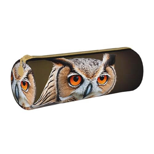 UENFFKDAP Lila Leder Federmäppchen Schüler Federmäppchen Reißverschluss Federmäppchen Kosmetiktasche Geeignet für Schulen und Büros, Unisex, weiß, Einheitsgröße, Kosmetiktasche von UENFFKDAP