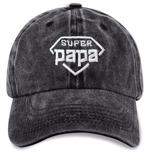 Vatertagsgeschenk für Papa, Geschenk Papa Geburtstag, Super Papa Opa Cap Geschenkideen für Bester Papa Opa Sohn Tochter Geschenke zum Geburtstag 40 50 60 70 80 Mann Vatertag Weihnachten von UEOTO