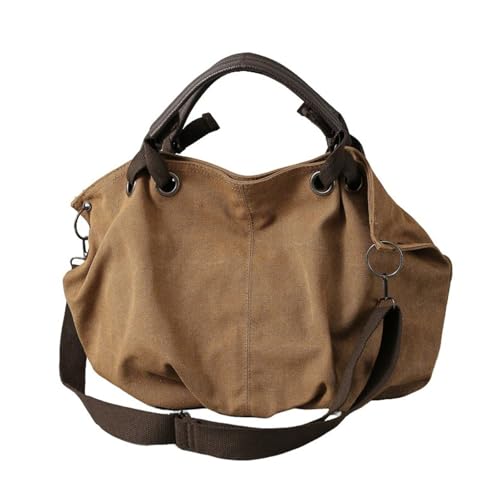 UERSJWYSO Hobo-Tasche Für Damen Und Herren Umhängetasche Große Handtasche Messenger-Tasche Modische Reisehandtaschen,Braun von UERSJWYSO