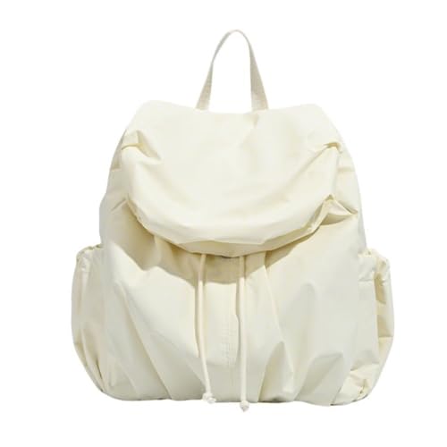 UERSJWYSO Kleiner Rucksack Geldbörse Für Frauen Mode Winzige Schultern Tasche Büchertaschen Teenager Niedliche Mini Schule Reisetaschen,Beige von UERSJWYSO