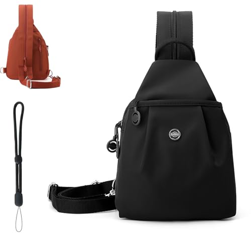 Anti-Theft Classic Messenger Bag,Waterproof 2-Way Commuter Bag,Large Capacity Oxford Convertible Shoulder Travel Bag (B) von UERSUR