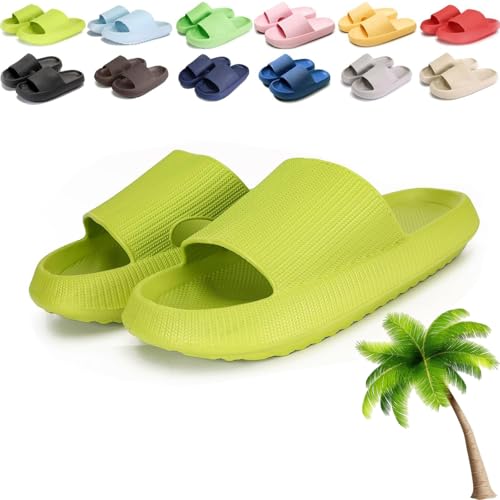 Bathing Slippers Men Women Original Bathing Shoes Non-Slip Slippers Cloud Shoes Soft Flip Flops Indoor and Outdoor Use (B, Erwachsene, Herren, 36, Numerisch (von/bis), EU Schuhgrößensystem, 37, M) von UERSUR