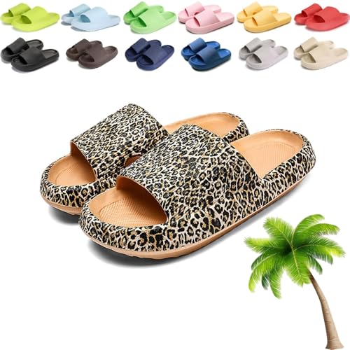 Bathing Slippers Men Women Original Bathing Shoes Non-Slip Slippers Cloud Shoes Soft Flip Flops Indoor and Outdoor Use (D, Erwachsene, Herren, 44, Numerisch (von/bis), EU Schuhgrößensystem, 45, M) von UERSUR