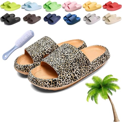 UERSUR Orthoslipper Orthopaedic Slippers,Non-Slip Bathing Shoes for Women Men,Cloud Slippers (D, Erwachsene, Damen, 36, Numerisch (von/bis), EU Schuhgrößensystem, 37, M) von UERSUR