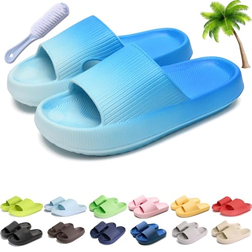UERSUR Orthoslipper Orthopaedic Slippers,Non-Slip Bathing Shoes for Women Men,Cloud Slippers (F, Erwachsene, Damen, 36, Numerisch (von/bis), EU Schuhgrößensystem, 37, M) von UERSUR