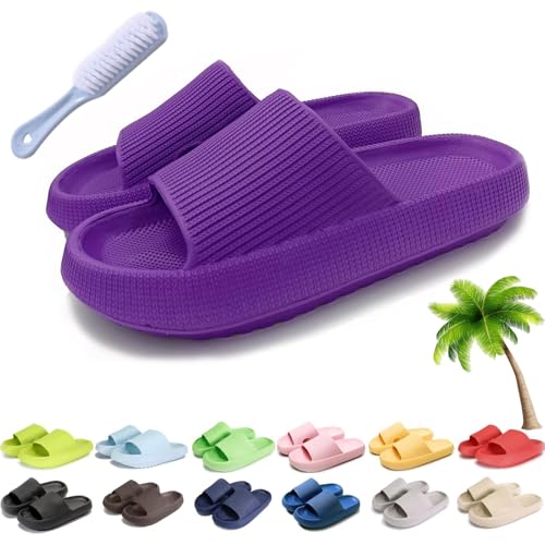 UERSUR Orthoslipper Orthopaedic Slippers,Non-Slip Bathing Shoes for Women Men,Cloud Slippers (I, Erwachsene, Damen, 44, Numerisch (von/bis), EU Schuhgrößensystem, 45, M) von UERSUR