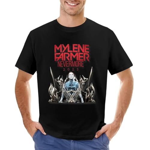 UEUEKKEDHTW Myl-ne-Farmer-Jeanne-Gautier-Myl-ne-Farmer-nevermore-2023-T-shirt-customs-design-your-own von UEUEKKEDHTW
