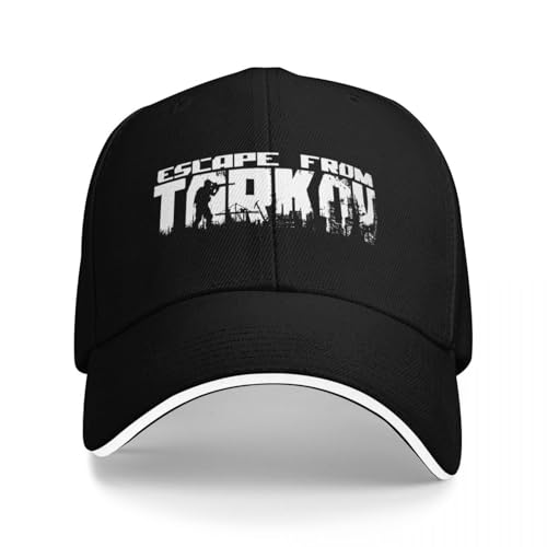 UEYRTYYU Unisex Baseball Caps Escape from Tarkov Baseball Cap Spiel Tennis Skate Hochwertige Trucker Hut Paar Frauen Y2k Retro Print Snapback Cap von UEYRTYYU