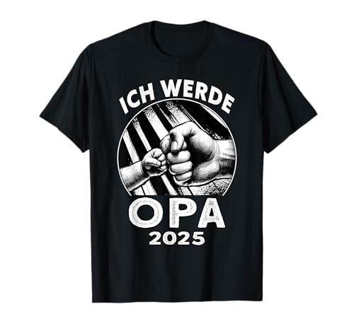 Ich werde Opa 2025 Baby Ankündigung Opa 2025 T-Shirt Ich werde Opa 2025 Baby Ankündigung Opa 2025 T-Shirt von Überraschung Schwangerschaft werdender Opa