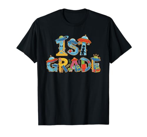 Lustiges UFO Alien First Grade Back to School Jungen Mädchen Kinder T-Shirt Lustiges UFO Alien First Grade Back to School Jungen Mädchen Kinder T-Shirt von UFO Alien Lovers First Day of School 1st Grade