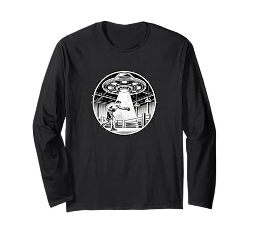 Herren Boxsack Boxer Gym Club Boxsack Outer Space Langarmshirt von UFO Flying Saucer Abduction Alien Space by Jess