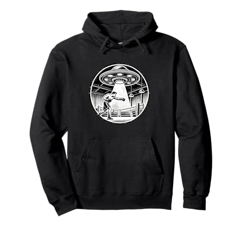 Herren Boxsack Boxer Gym Club Boxsack Outer Space Pullover Hoodie von UFO Flying Saucer Abduction Alien Space by Jess