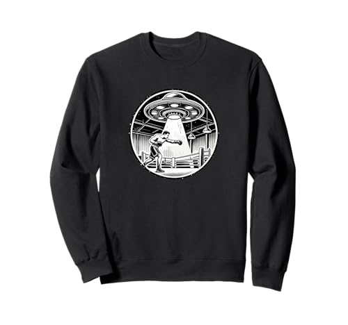 Herren Boxsack Boxer Gym Club Boxsack Outer Space Sweatshirt von UFO Flying Saucer Abduction Alien Space by Jess