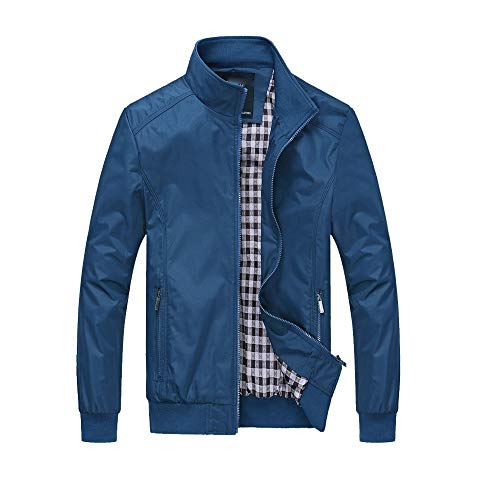 Winterjacke Herren Winter UFODB Fashion Jacke ReißVerschluss Männer Warme Mantel Lange Daunenjacke Wetterschutzjacke Hardshelljacke Sportmantel von UFODB Winterjacke