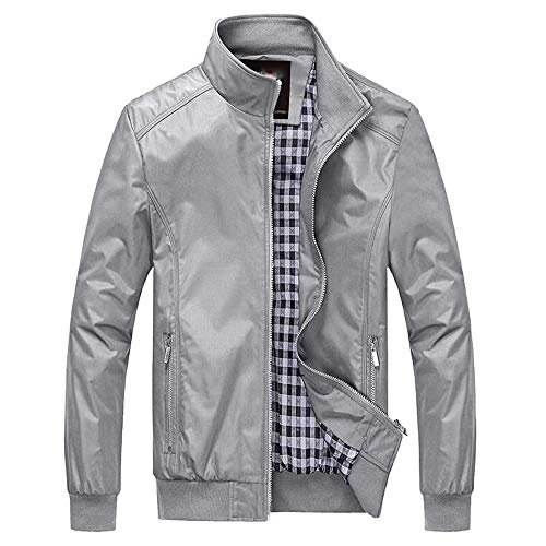 Winterjacke Herren Winter UFODB Fashion Jacke ReißVerschluss Männer Warme Mantel Lange Daunenjacke Wetterschutzjacke Hardshelljacke Sportmantel von UFODB Winterjacke