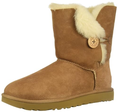 UGG Damen Bailey Button Ii Schneestiefel, Chestnut, 36 EU von UGG