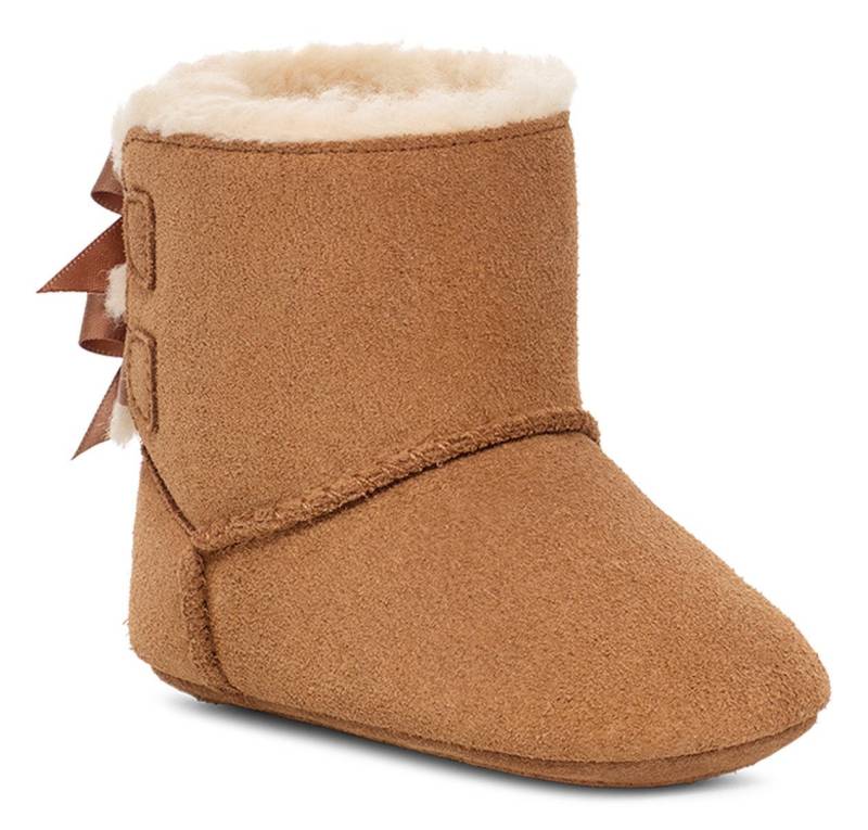 UGG BABY BAILEY BOW Krabbelschuh Babyschuh, Hausschuh, Winterstiefel mit praktischem Klettverschluss von UGG