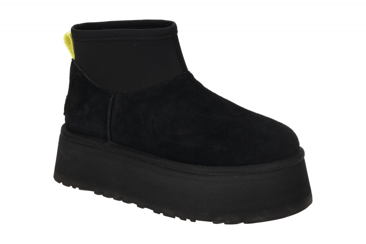 UGG CLASSIC MINI DIPPER 1168170 BLK schwarz - Stiefeletten f?r Damen von UGG