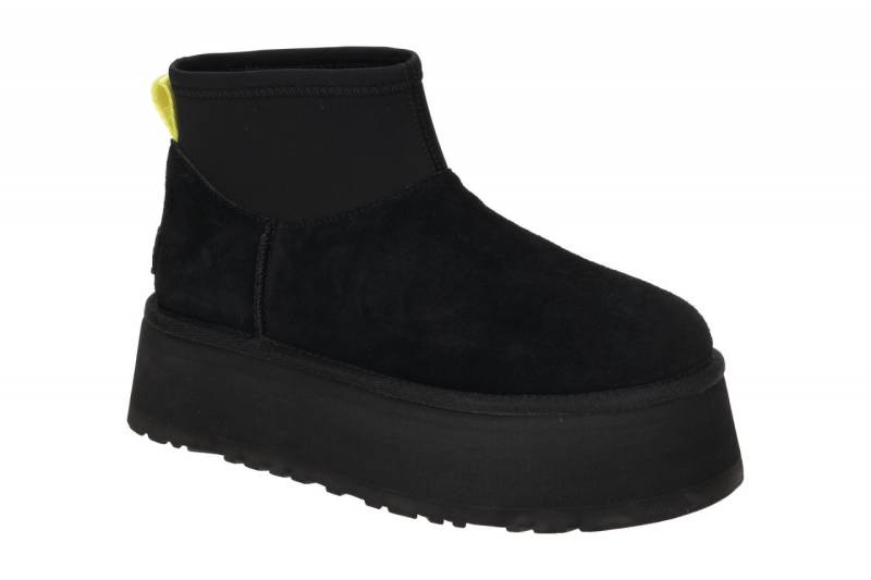 UGG CLASSIC MINI DIPPER 1168170 BLK schwarz - Stiefeletten f?r Damen von UGG