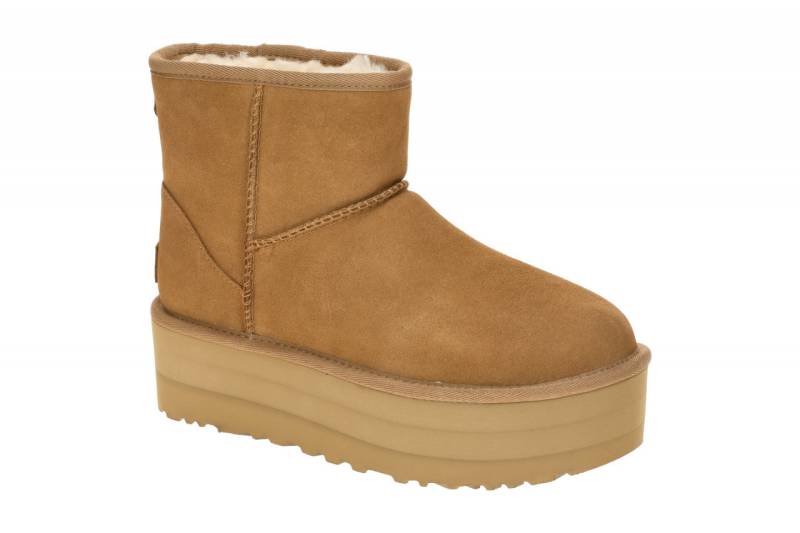 UGG CLASSIC MINI PLATFORM 1134991 CHE hell-braun - Winterstiefel f?r Damen von UGG