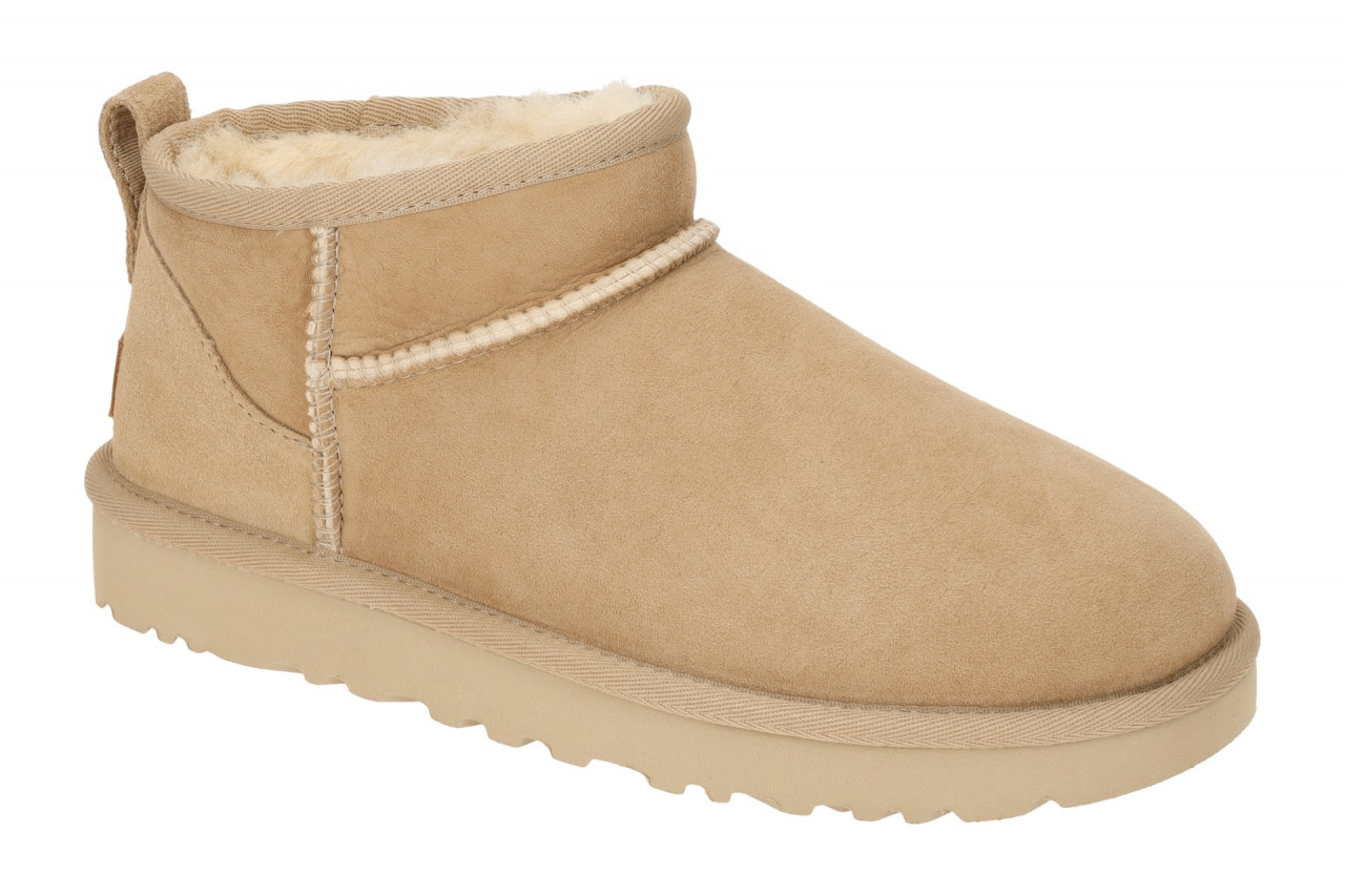 UGG CLASSIC ULTRA MINI 1116109 SAN beige - Winterstiefel f?r Damen von UGG