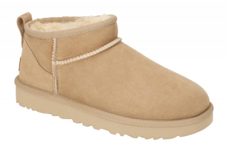 UGG CLASSIC ULTRA MINI 1116109 SAN beige - Winterstiefel f?r Damen von UGG