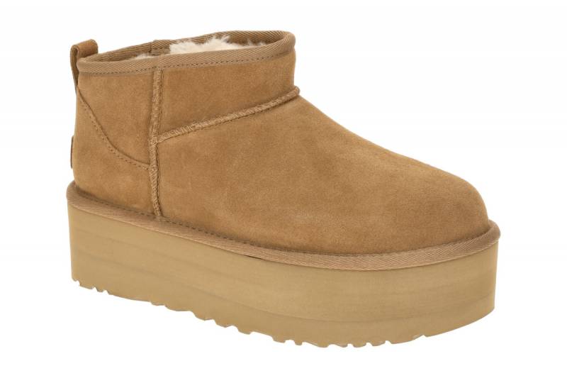 UGG CLASSIC ULTRA MINI PLATFORM 1135092 CHE hell-braun - Winterstiefel f?r Damen von UGG