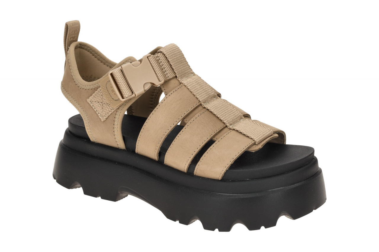 UGG CORA 1152698 SAN beige - Riemchen Sandale f?r Damen von UGG