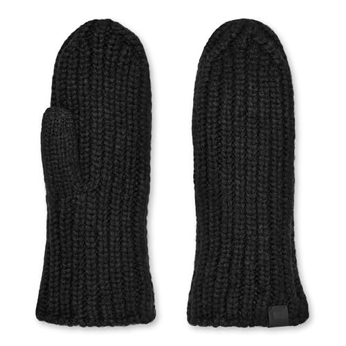 UGG Chunky Rib Mitten, schwarz, Gr. - von UGG