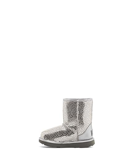 UGG Mädchen Classic Ii Gel Hearts Stiefel Klassisch, Silber, 26 EU von UGG