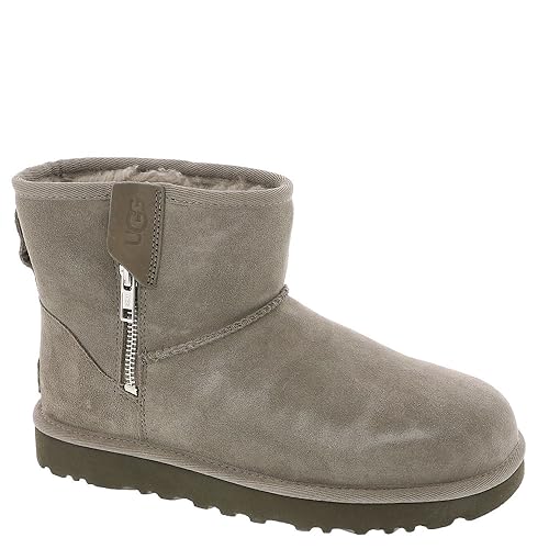 UGG Classic Mini Bailey Zip Klassischer Stiefel, Smoke Plume, 36 EU von UGG