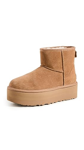 UGG Classic Mini Platform Mode-Stiefel, Chestnut, 43 EU von UGG