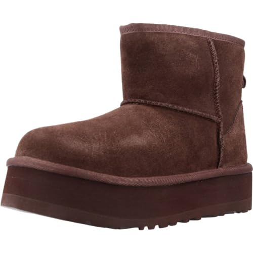 UGG Unisex Kinder Classic Mini Platform Mode-Stiefel, Gebranntes Zedernholz, 33 EU von UGG