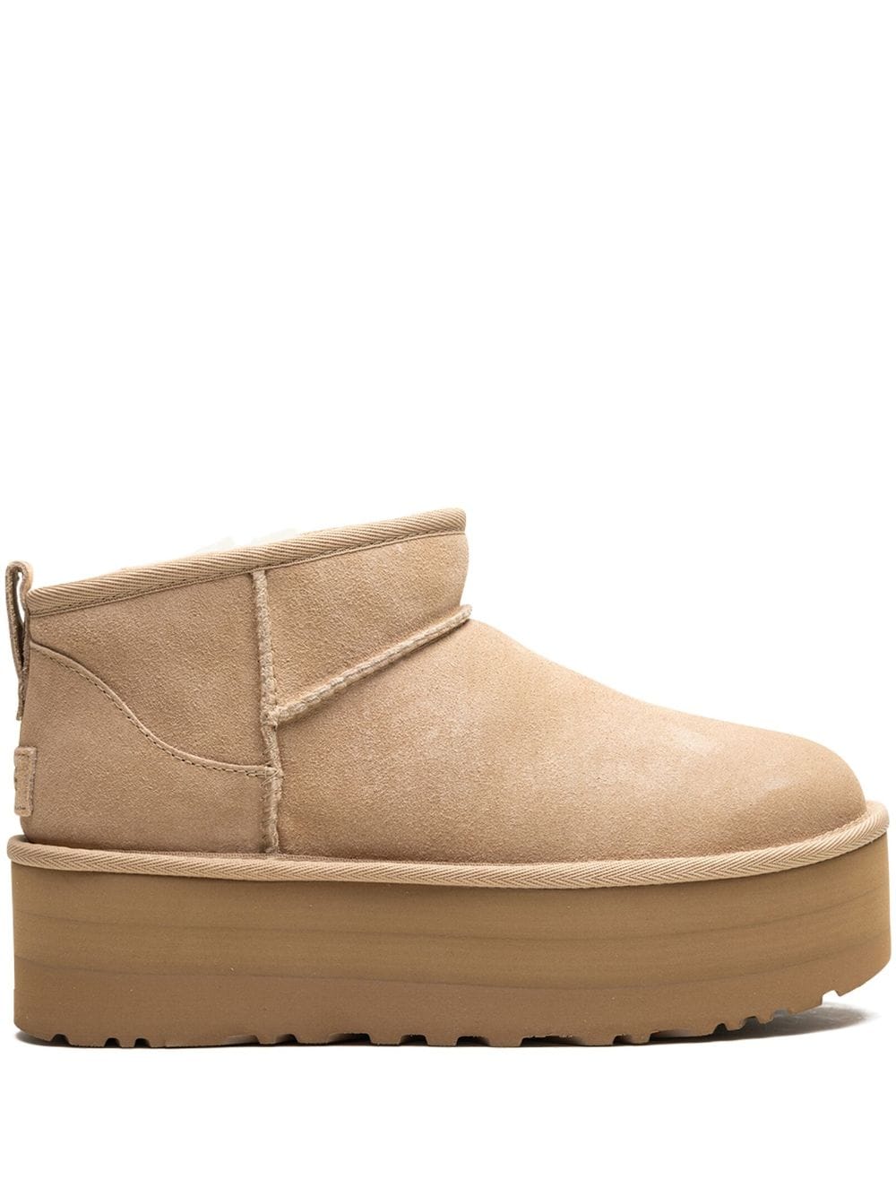 UGG Classic Ultra Mini Plateau-Stiefel - Nude von UGG