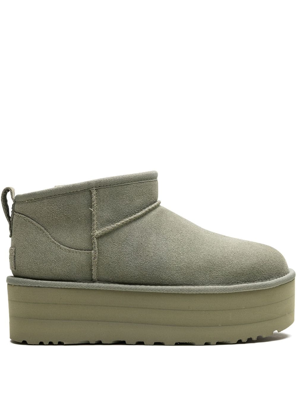 UGG Classic Ultra Mini Platform Shaded Clover Stiefel - Grün von UGG