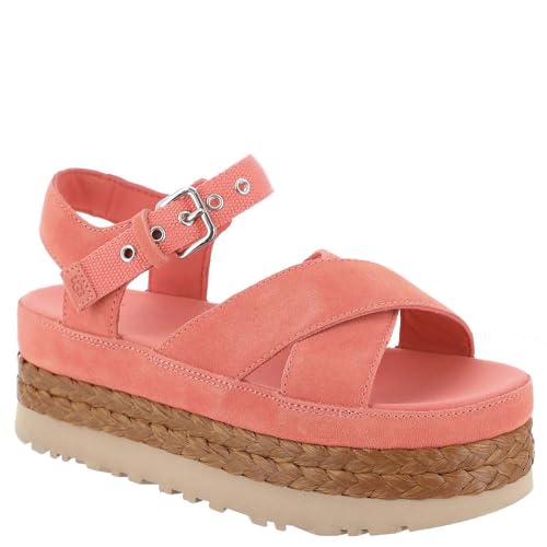 UGG Damen Aubrey Knöchel Schiebe-Sandalen, Vibrierende Koralle, 38 EU von UGG