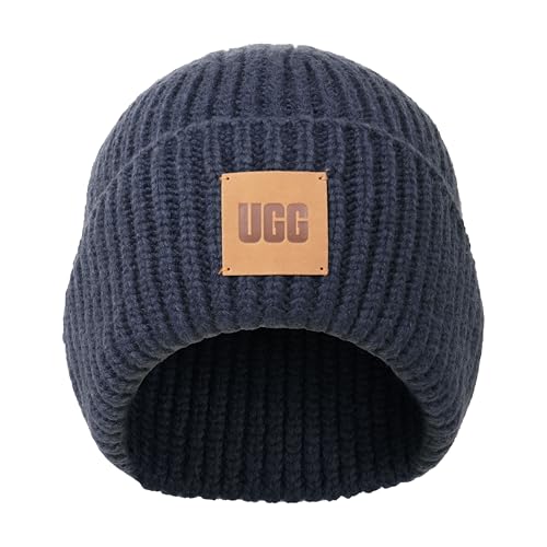 UGG Chunky Rib Beanie, dunkelblau, Gr. - von UGG