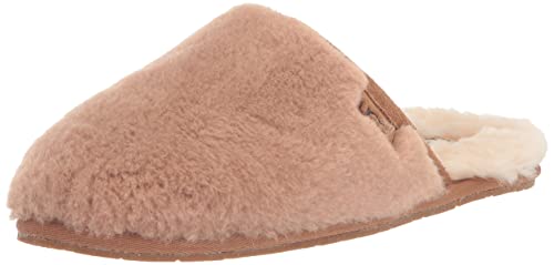 UGG Damen Flauschige Hausschuh, Kastanie Natur, 36 EU Schmal von UGG