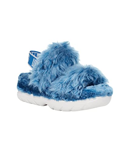 UGG Damen Fluff Sugar Sandale, Blue, 56 EU von UGG