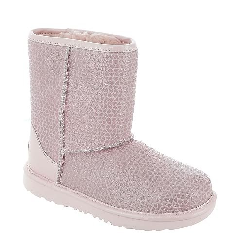 UGG Damen Kids' Classic II Gel Hearts Klassischer Stiefel, PINK, 43 EU von UGG